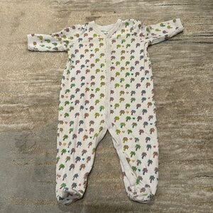 Stoney Clover x Roller Rabbit 3-6 month pajamas. Snaps all the way down.